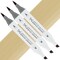 Artfinity Sketch Marker Sets - Set of 3 - Sahara Beige Y8-2, Vibrant, Professional, Dye-Based Alcohol Markers for Artists, Drawing, Travel, & More